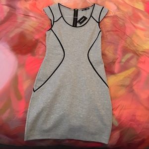 Express grey mini dress
